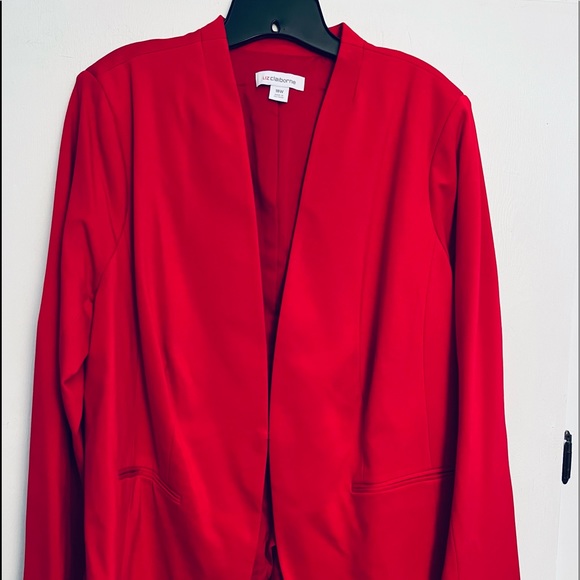 Liz Claiborne Jackets & Blazers - Red Liz Claiborne blazer